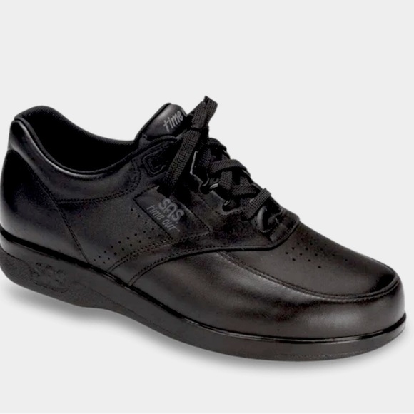 SAS Other - SAS Time Out Leather Walking Shoe Black Laced Sneaker sz 9 E